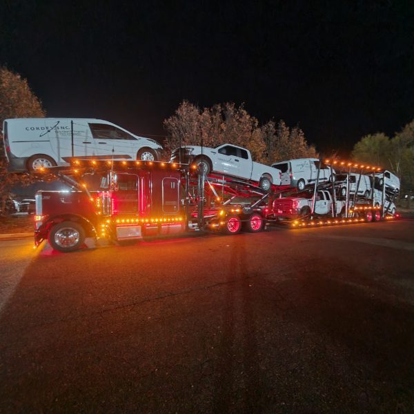 2018 Peterbilt 389 with 2018 Cottrell CX-11HCS 10 Car Carrier - Image 3