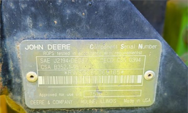 2001 JOHN DEERE 7510 - Image 9