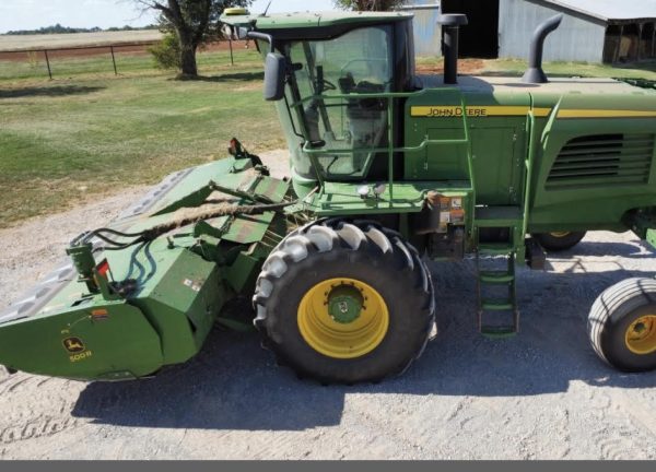 2021 John Deere W235R WINDROWER W/R500 HEADER - Image 6