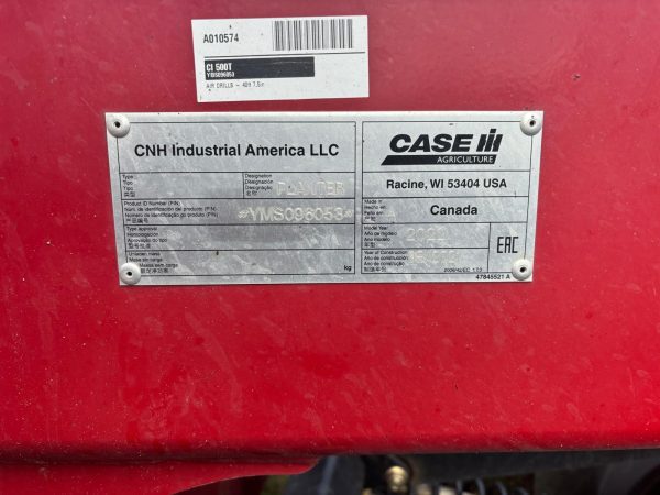 2022 Case 500T Air Drill - Image 2