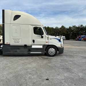 2017 Freightliner Cascadia 125 with 2003 Mack End Dump Trailer