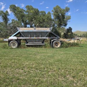 1989 Midland belly dump trailer