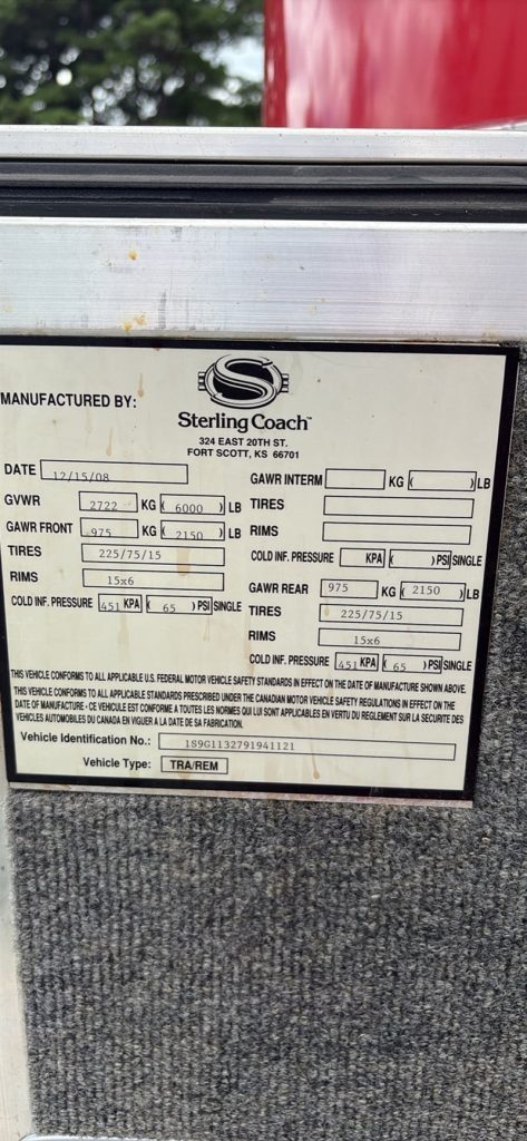 2009 Sterling Coach 1 Horse - Image 7