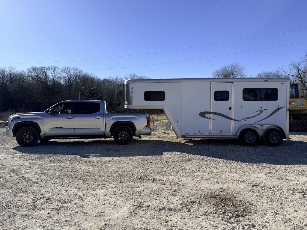 2002 CM by Cimarron 2-Horse Warmblood Straight-Load Gooseneck Trailer