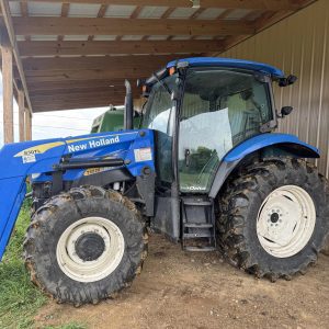 New Holland 6020 and Trailer