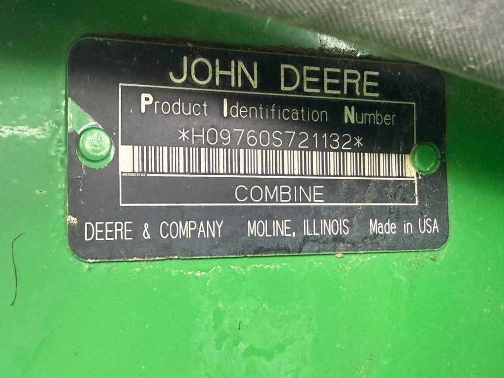 2007 John Deere 9760 STS Combine - Image 8