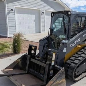 2019 John Deere 317G Compact Track Loader, 210 Hours