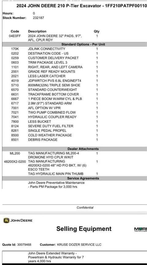 2024 DEERE 210 P-TIER - Image 9
