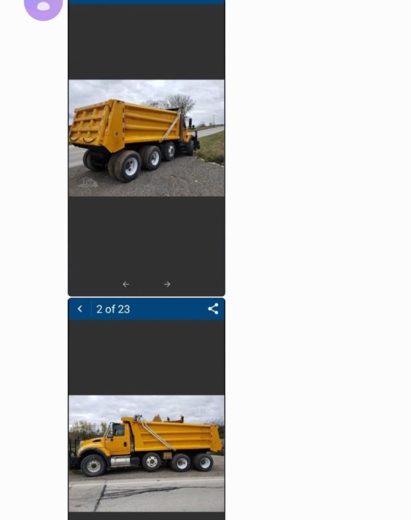 2005 International Navistar 7600 Dump Truck - Image 9