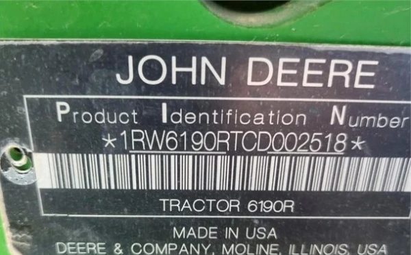 2012 JOHN DEERE 6190R - Image 10