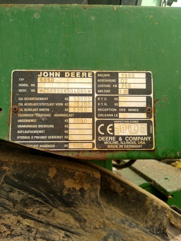 1999 John Deere 6850 Forage Harvester - Image 3