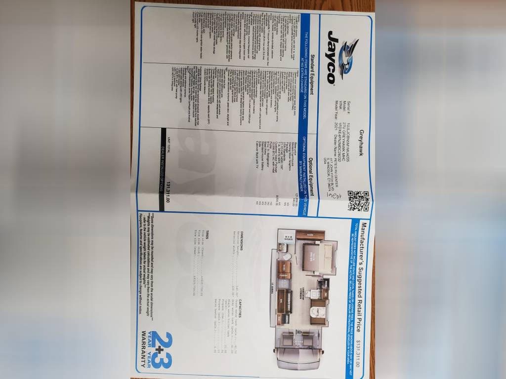 2021 JAYCO GREYHAWK 27U - Image 26