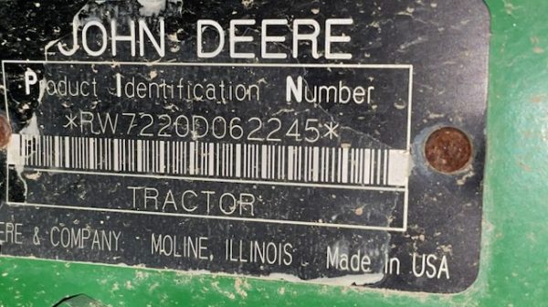 2005 John Deere 7220 TRACTOR  - Image 3