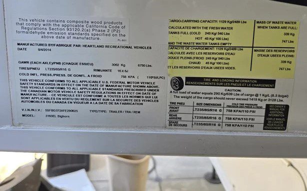 2015 HEARTLAND BIGHORN 3160EL - Image 11