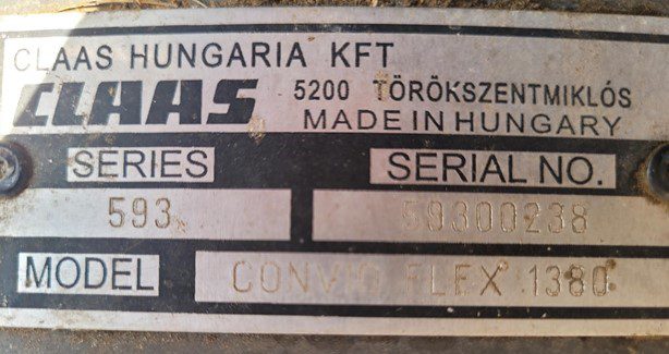 2020 CLAAS CONVIO FLEX 1380 - Image 11